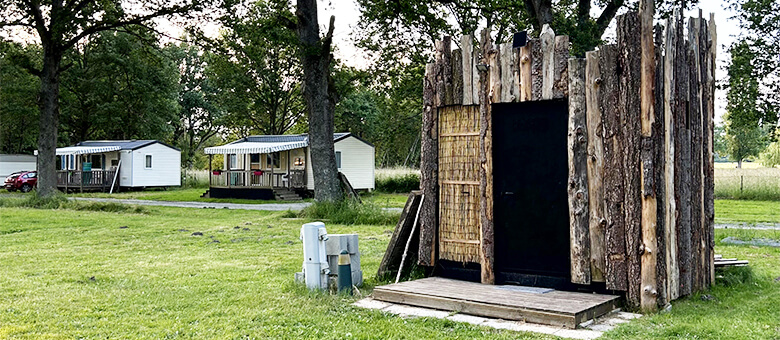 Sanitaires chauffés, du camping de la Grande Pâture