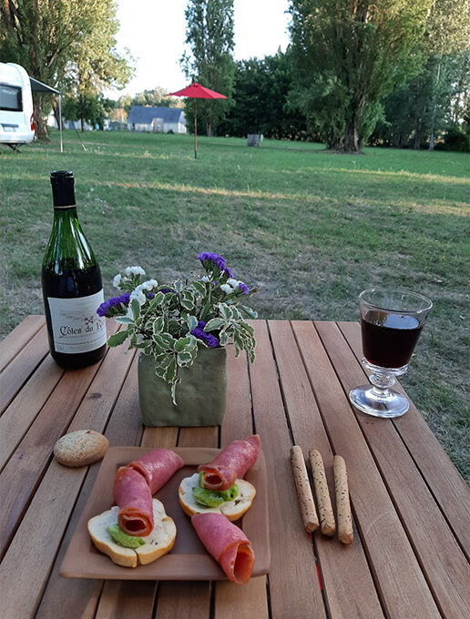 Snack-bar du camping de la Grande Pâture dans le Maine-et-Loire