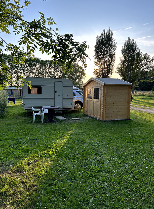 Location mobil-home Pays de la Loire au camping de la Grande Pâture